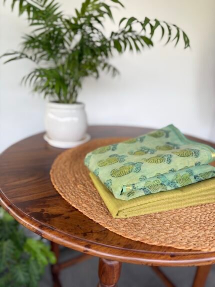 SILK COTTON TOP AND CHANDERI SILK DUPATTA
