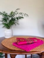 MUL CHANDERI TOP AND HANDBLOCK PRINTED CHANDERI SILK DUPATTA - Image 6