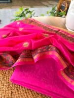 MUL CHANDERI TOP AND HANDBLOCK PRINTED CHANDERI SILK DUPATTA - Image 7