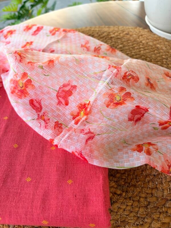COTTON TOP AND PRINTED KOTA DUPATTA - Image 6