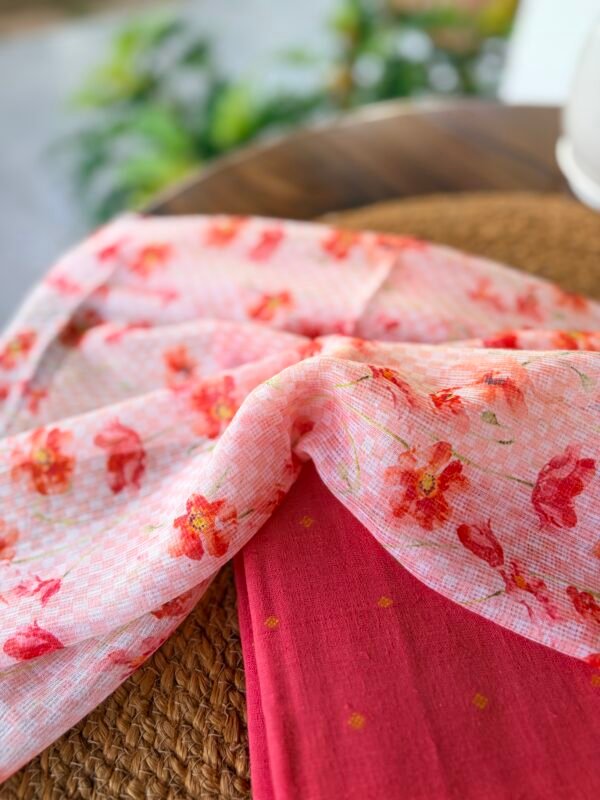 COTTON TOP AND PRINTED KOTA DUPATTA - Image 4