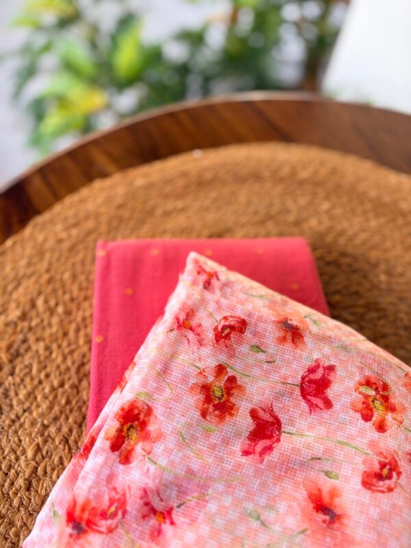 COTTON TOP AND PRINTED KOTA DUPATTA - Image 3