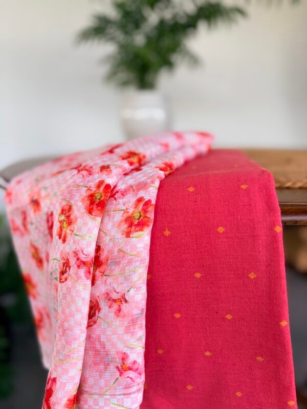 COTTON TOP AND PRINTED KOTA DUPATTA - Image 7
