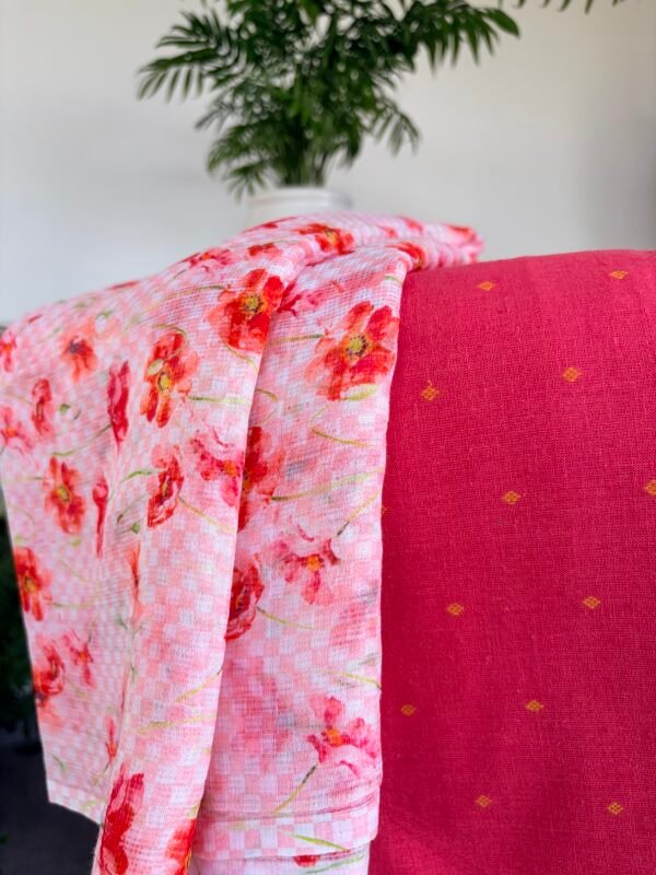 COTTON TOP AND PRINTED KOTA DUPATTA - Image 2