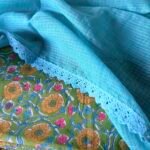 HANDBLOCK PRINTED TOP AND KOTA COTTON DUPATTA
