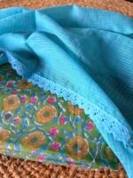 HANDBLOCK PRINTED TOP AND KOTA COTTON DUPATTA