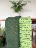 HANDBLOCK PRINTED MUL COTTON TOP AND AJRAK KOTA COTTON DUPATTA - Image 2