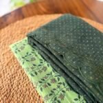 HANDBLOCK PRINTED MUL COTTON TOP AND AJRAK KOTA COTTON DUPATTA