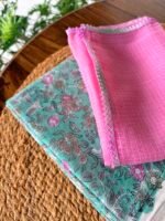 HANDBLOCK PRINTED TOP AND KOTA COTTON DUPATTA - Image 6