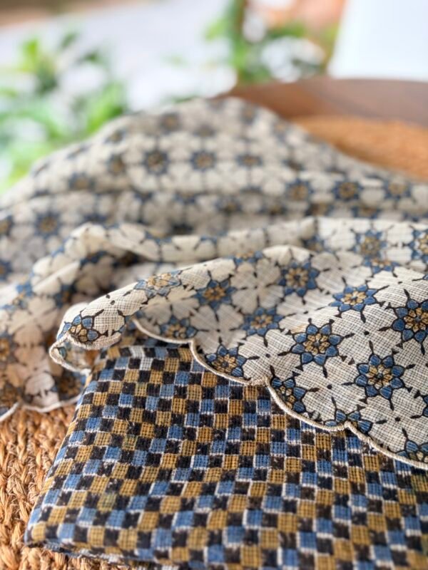 AJRAK KOTA COTTON TOP AND AJRAK KOTA HANDBLOCK PRINTED DUPATTA - Image 3