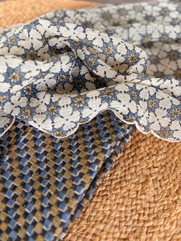 AJRAK KOTA COTTON TOP AND AJRAK KOTA HANDBLOCK PRINTED DUPATTA - Image 5
