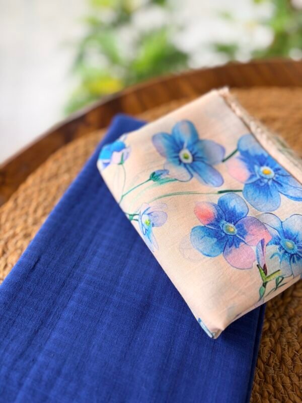 COTTON TOP AND PRINTED SILK BOTTOM - Image 4