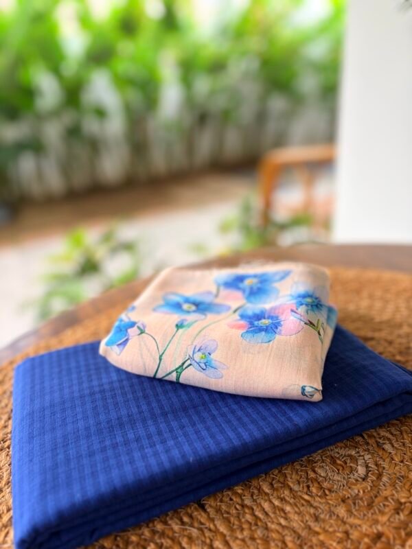COTTON TOP AND PRINTED SILK BOTTOM - Image 2