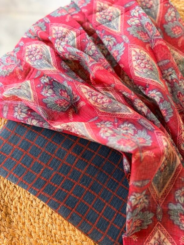AJRAK KOTA COTTON TOP AND KOTA PRINTED DUPATTA - Image 7