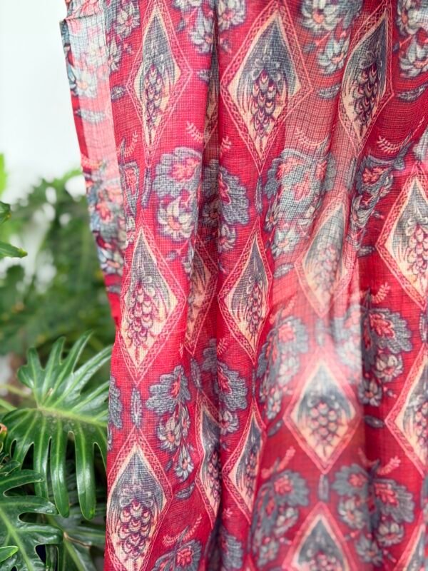 AJRAK KOTA COTTON TOP AND KOTA PRINTED DUPATTA - Image 2