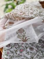 PURE HANDBLOCK PRINTED KOTA TOP AND DUPATTA - Image 2