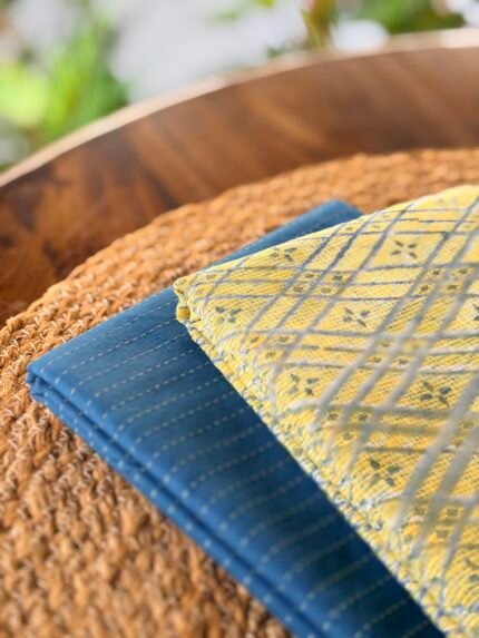 PURE COTTON TOP AND KOTA HANDBLOCK PRINTED DUPATTA