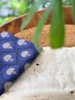 CHANDERI SILK TOP AND HANDBLOCK PRINTED KOTA DUPATTA - Image 6