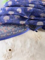 CHANDERI SILK TOP AND HANDBLOCK PRINTED KOTA DUPATTA - Image 5