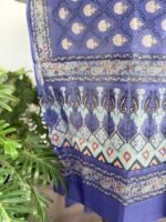 CHANDERI SILK TOP AND HANDBLOCK PRINTED KOTA DUPATTA - Image 3