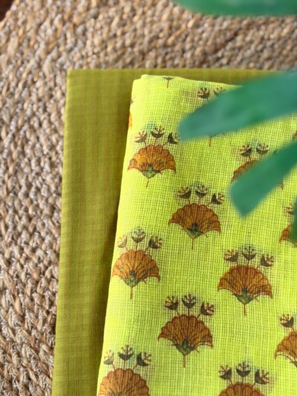 HANDBLOCK PRINTED KOTA COTTON TOP AND BOTTOM - Image 4