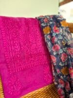 CHANDERI CHIKANKARI TOP AND PRINTED KOTA DUPATTA - Image 6