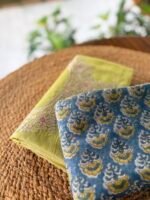 CHANDERI SILK PITTA WORK TOP AND IKAT SILK DUPATTA - Image 6