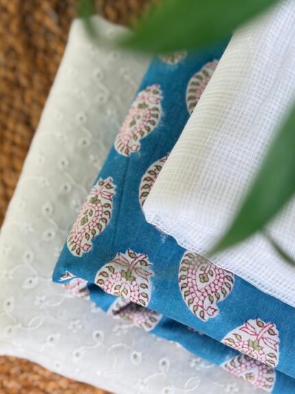PRINTED COTTON TOP FULL SET