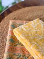 HANDBLOCK PRINTED COTTON TOP AND TEPCHI KOTA DUPATTA - Image 5