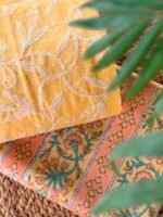 HANDBLOCK PRINTED COTTON TOP AND TEPCHI KOTA DUPATTA - Image 4