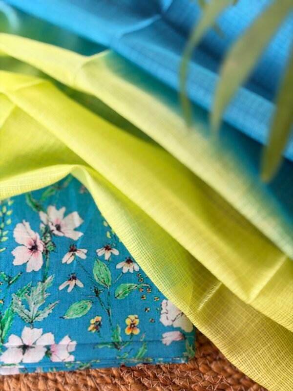SILK COTTON TOP AND KOTA DUPATTA - Image 7