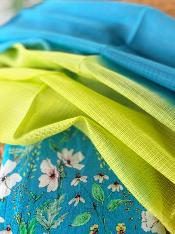 SILK COTTON TOP AND KOTA DUPATTA - Image 6