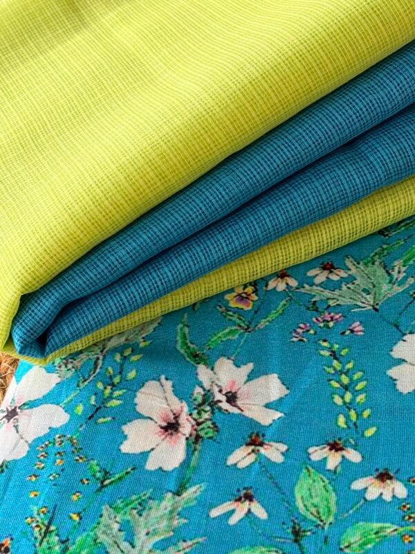 SILK COTTON TOP AND KOTA DUPATTA - Image 2