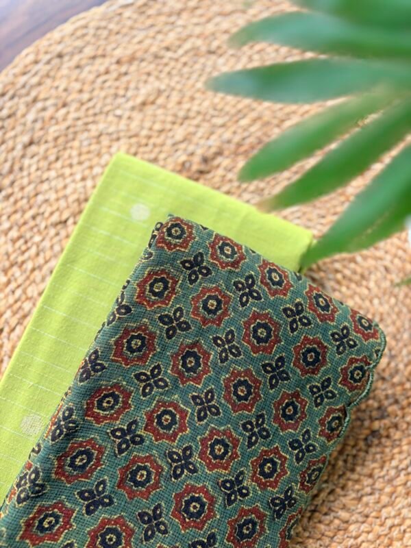 COTTON TOP AND AJRAK KOTA COTTON DUPATTA - Image 5