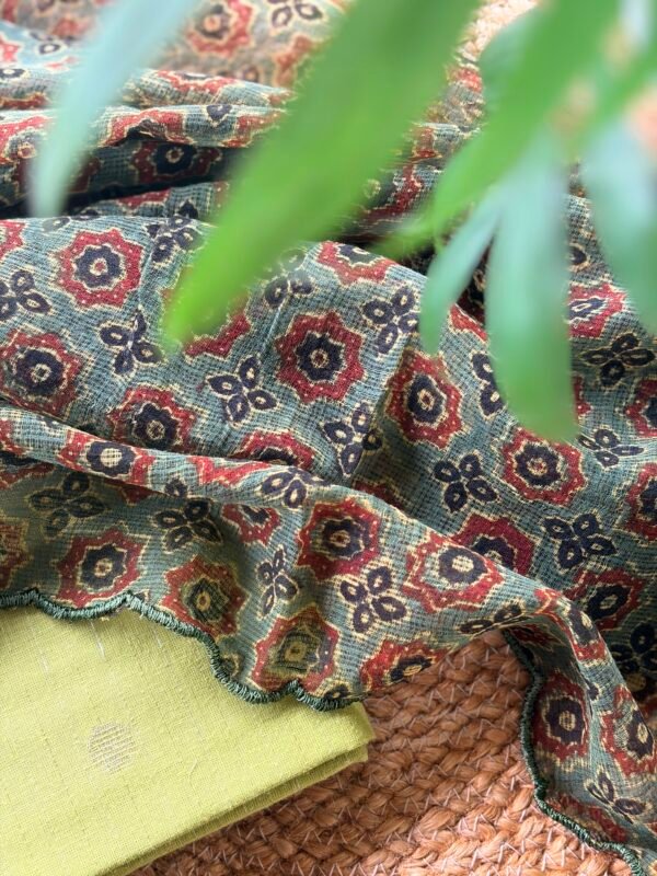 COTTON TOP AND AJRAK KOTA COTTON DUPATTA - Image 2