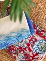 HANDBLOCK PRINTED COTTON TOP AND PRINTED KOTA COTTON DUPATTA - Image 3