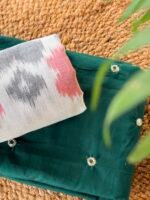COTTON TOP WITH MIRROR WORK AND IKAT DUPATTA - Image 2