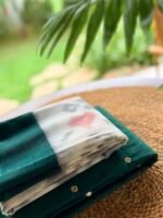 COTTON TOP WITH MIRROR WORK AND IKAT DUPATTA - Image 4