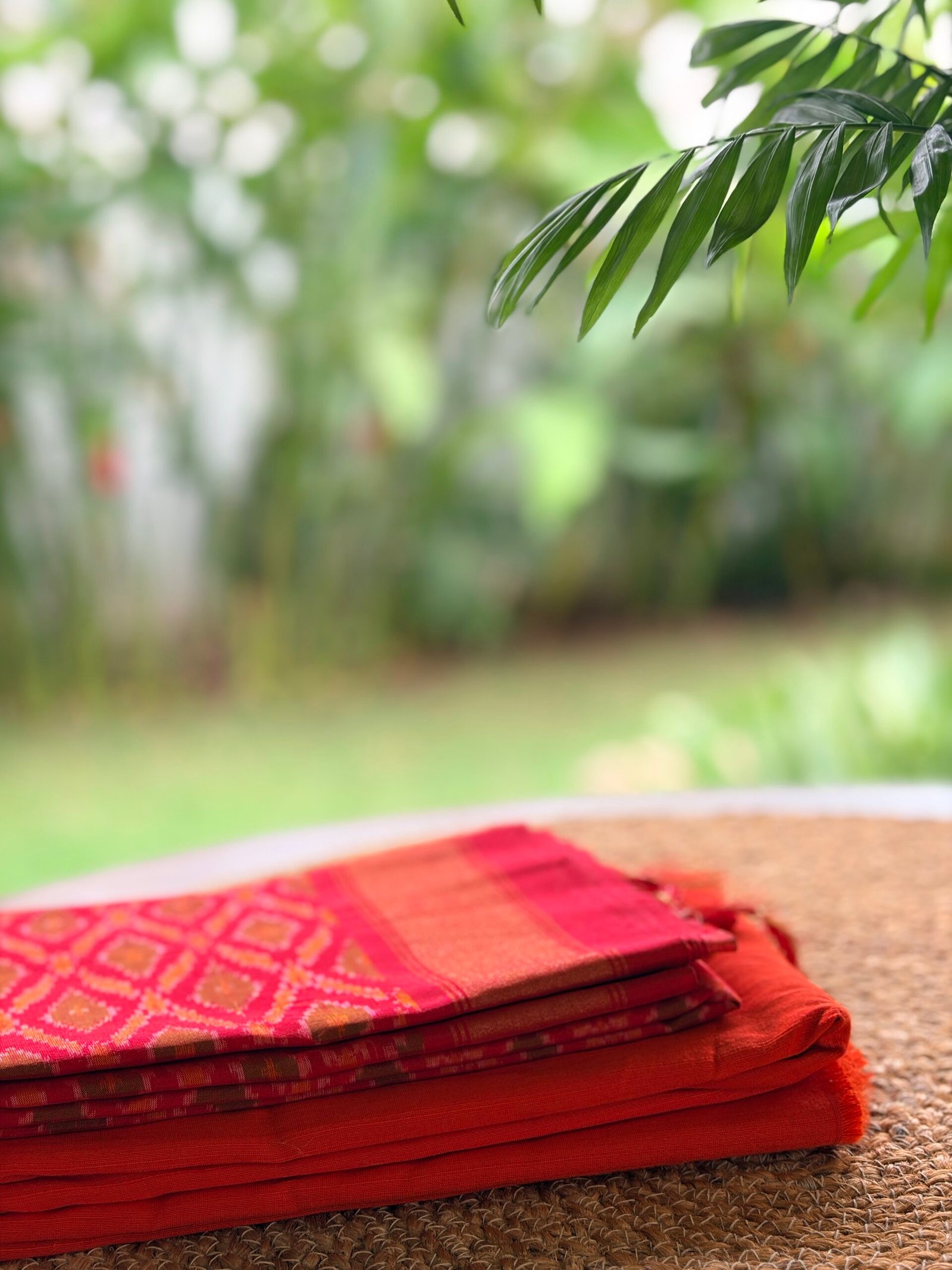 IMG_0930 SILK COTTON TOP AND IKAT SILK DUPATTA - Image 1