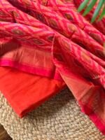 SILK COTTON TOP AND IKAT SILK DUPATTA - Image 7
