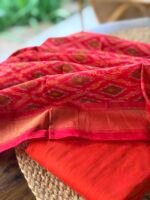 SILK COTTON TOP AND IKAT SILK DUPATTA - Image 4
