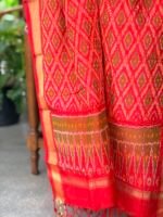 SILK COTTON TOP AND IKAT SILK DUPATTA - Image 2