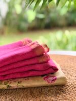 PRINTED CHANDERI SILK COTTON TOP AND LINEN DUPATTA