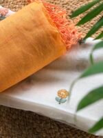 MUL CHANDERI TOP AND LINEN DUPATTA - Image 6