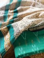 IKAT COTTON TOP AND CHANDERI SILK COTTON DUPATTA - Image 4