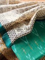 IKAT COTTON TOP AND CHANDERI SILK COTTON DUPATTA - Image 6