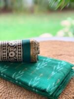 IKAT COTTON TOP AND CHANDERI SILK COTTON DUPATTA - Image 7