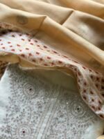 CHANDERI SILK PITTA WORK TOP AND CHANDERI SILK DUPATTA - Image 7