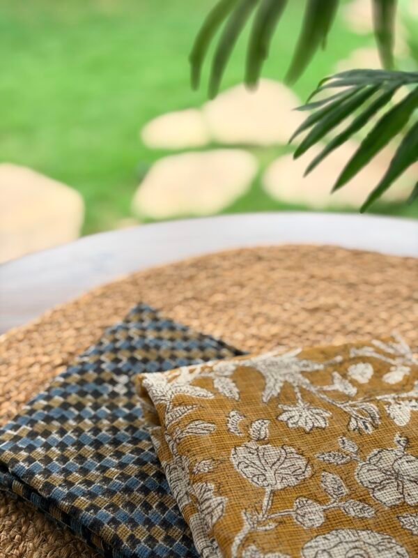 AJRAK KOTA COTTON TOP AND DUPATTA - Image 5