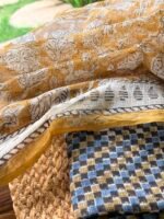 AJRAK KOTA COTTON TOP AND DUPATTA - Image 4